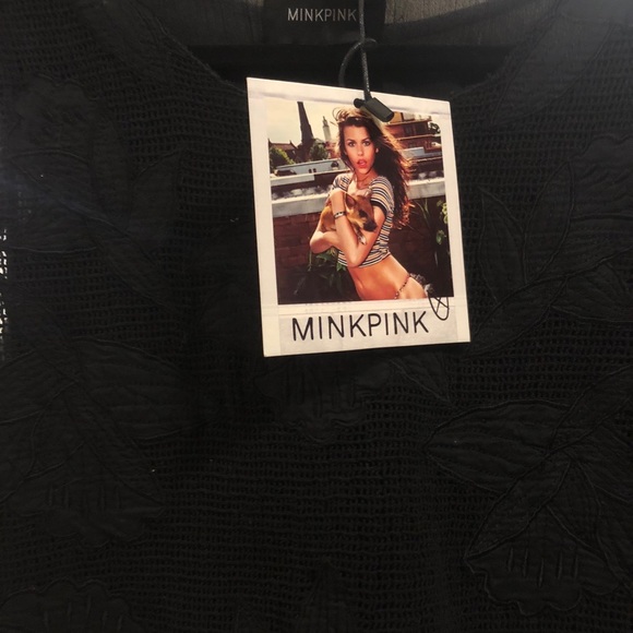 NWT Minkpink flower detail crop tank size s - Picture 4 of 6